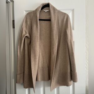 Vince Tan Women's Shawl Cardigan Sweater wool/cashmere blend